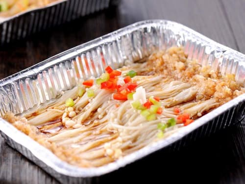 淮阳锡纸烤金针菇